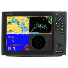 Onwa KM-12X 5-in-1 12-inch GPS Chart Plotter Multi Function Display